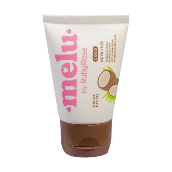 Creme Facial Melu Nutritivo de Coco